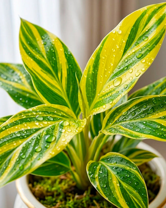 Variegated Shell Ginger | 花葉良姜