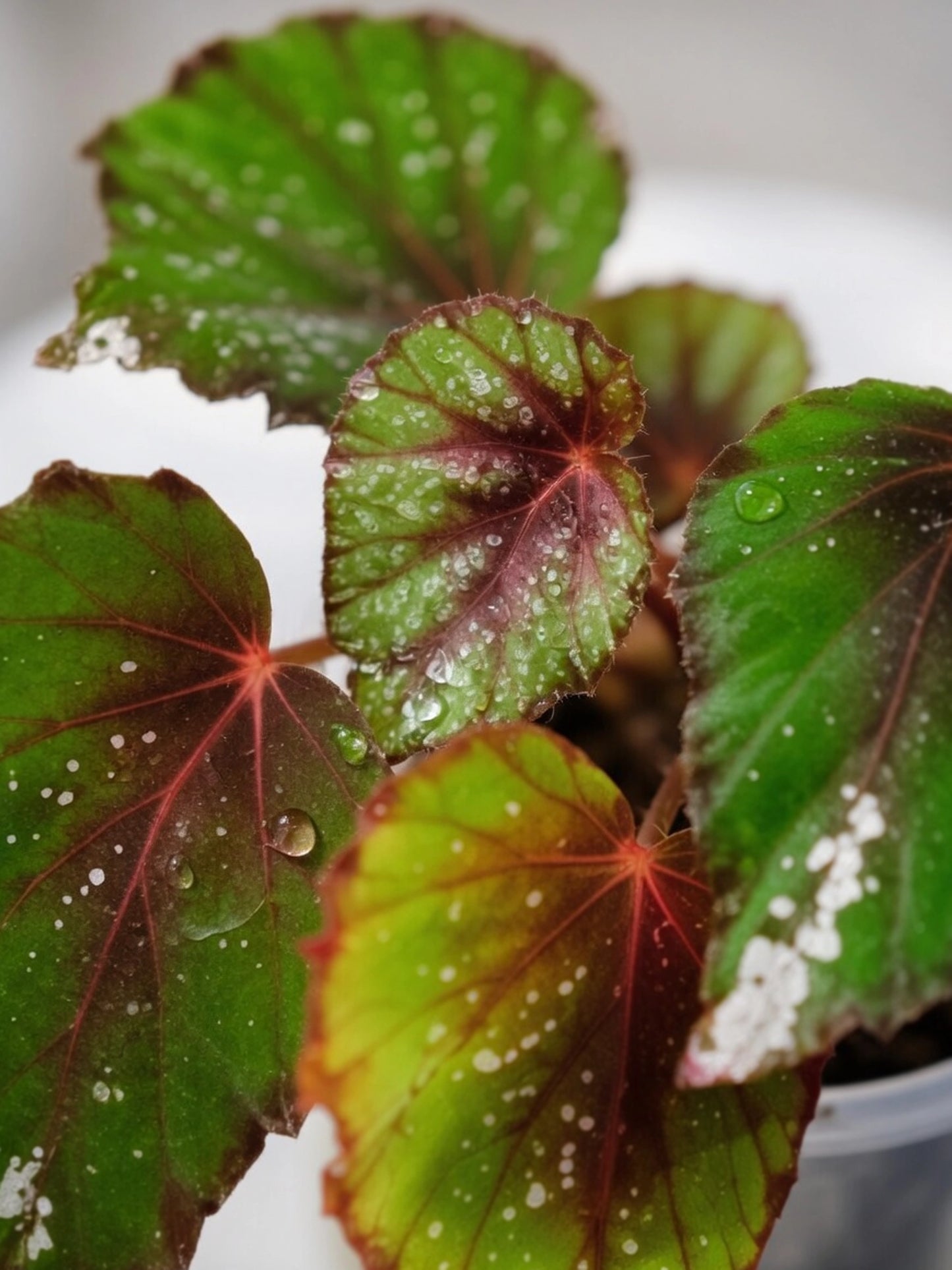 Pink Marble Rex Begonia|粉大理石王秋海棠