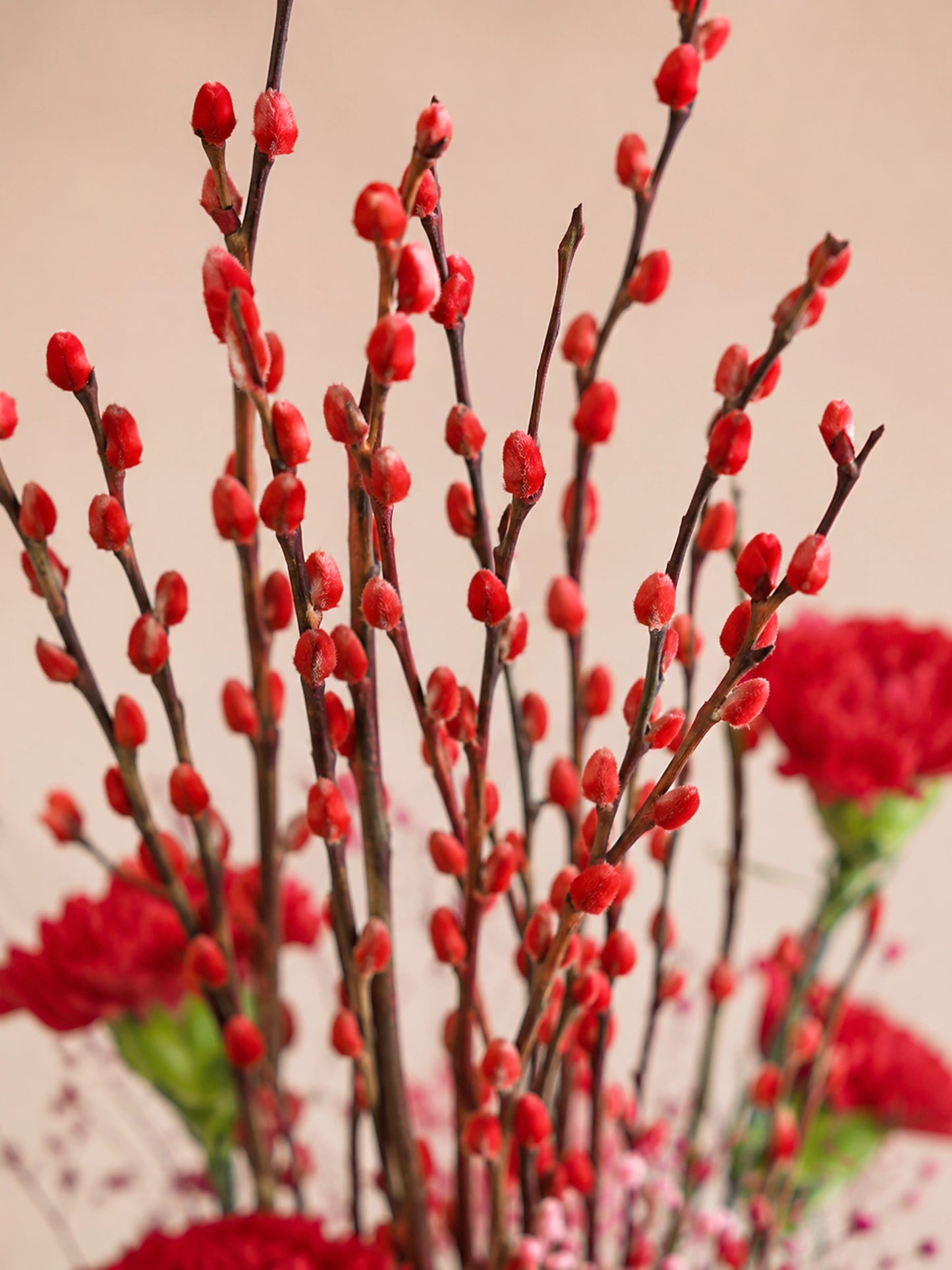 Scarlet Bloom Vase