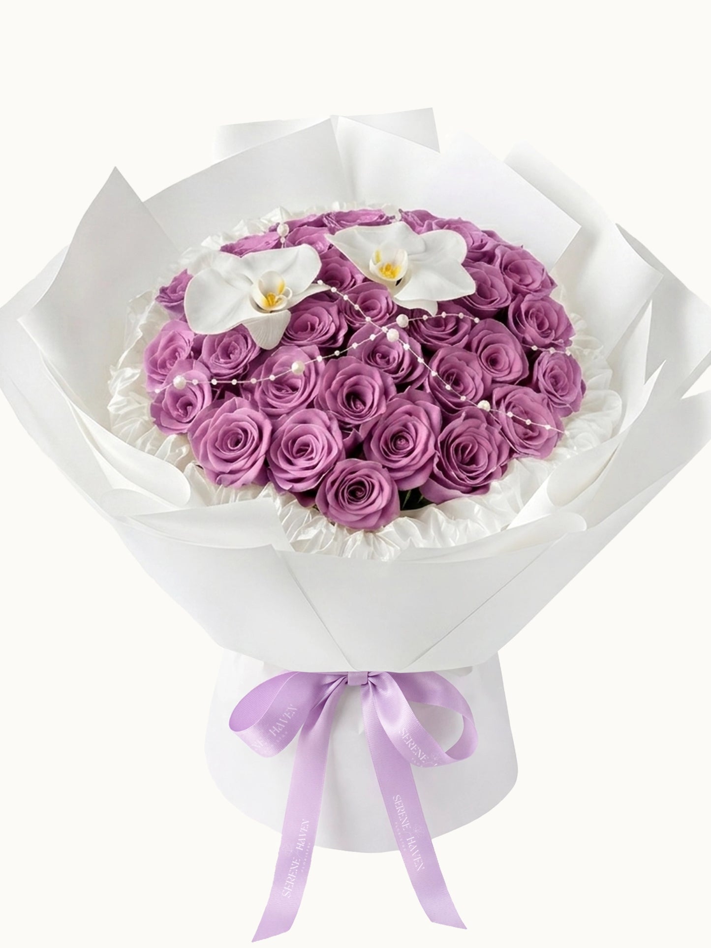 Ever After purple rose bouquet,浪漫紫玫瑰