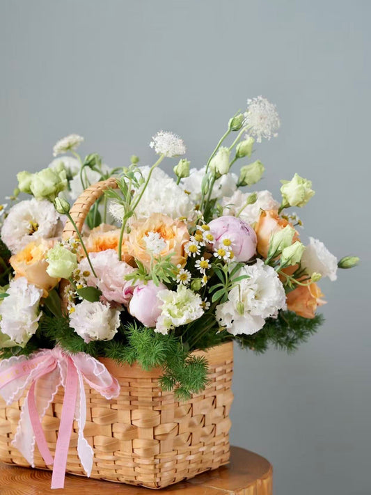 Blush Bloom Basket