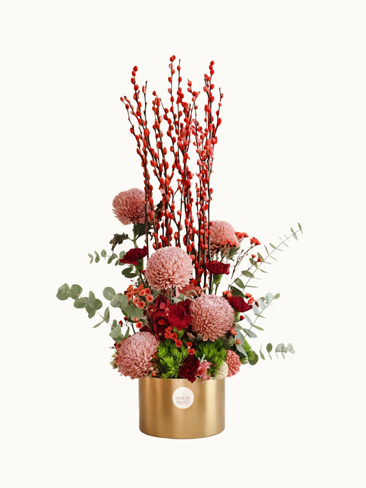 Amber Bloom Vase