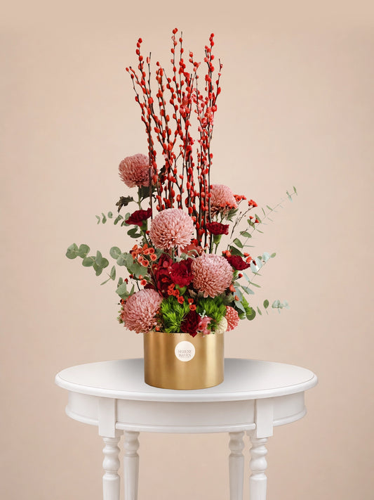 Amber Bloom Vase