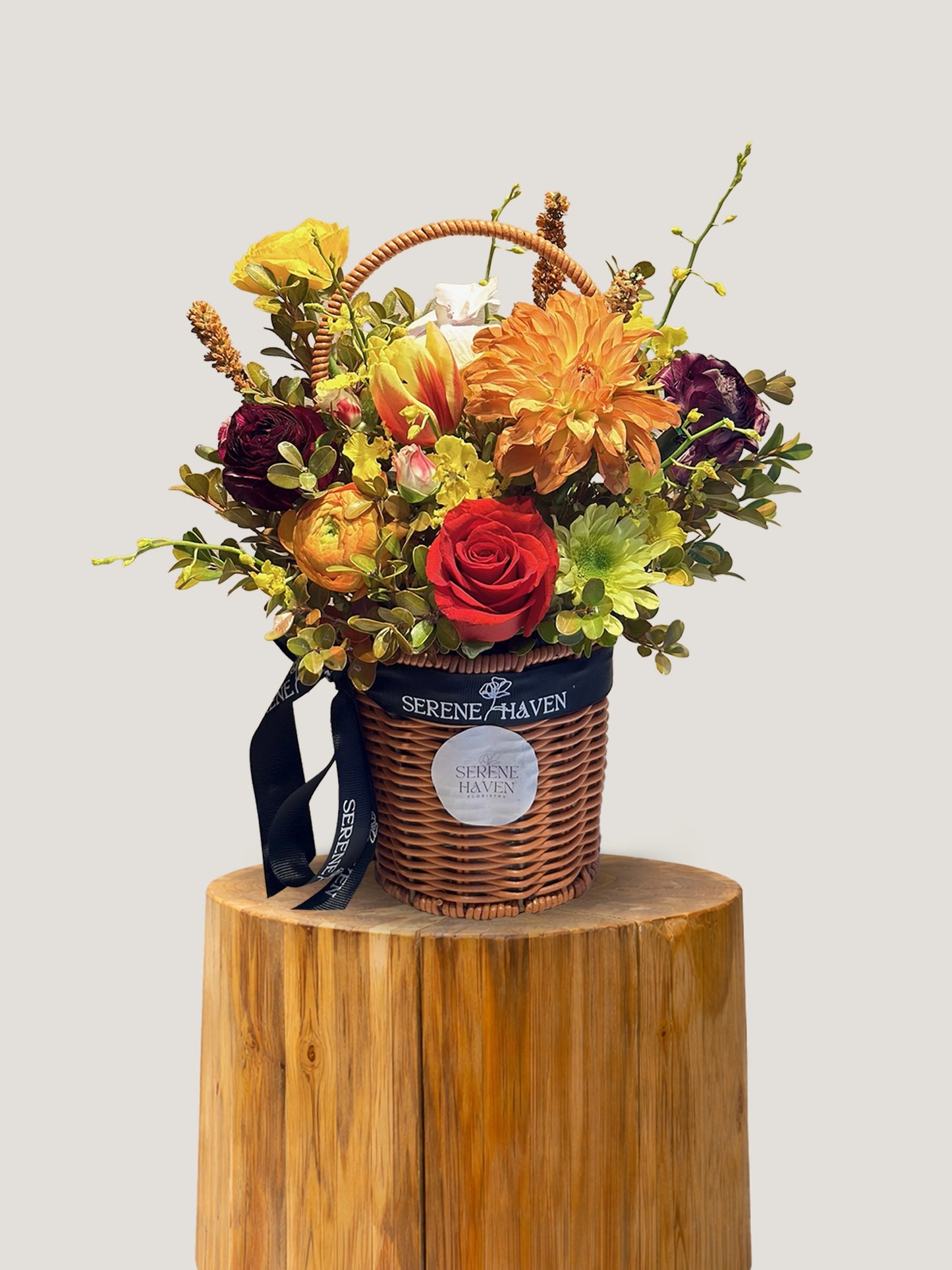 Amber Sunset Basket