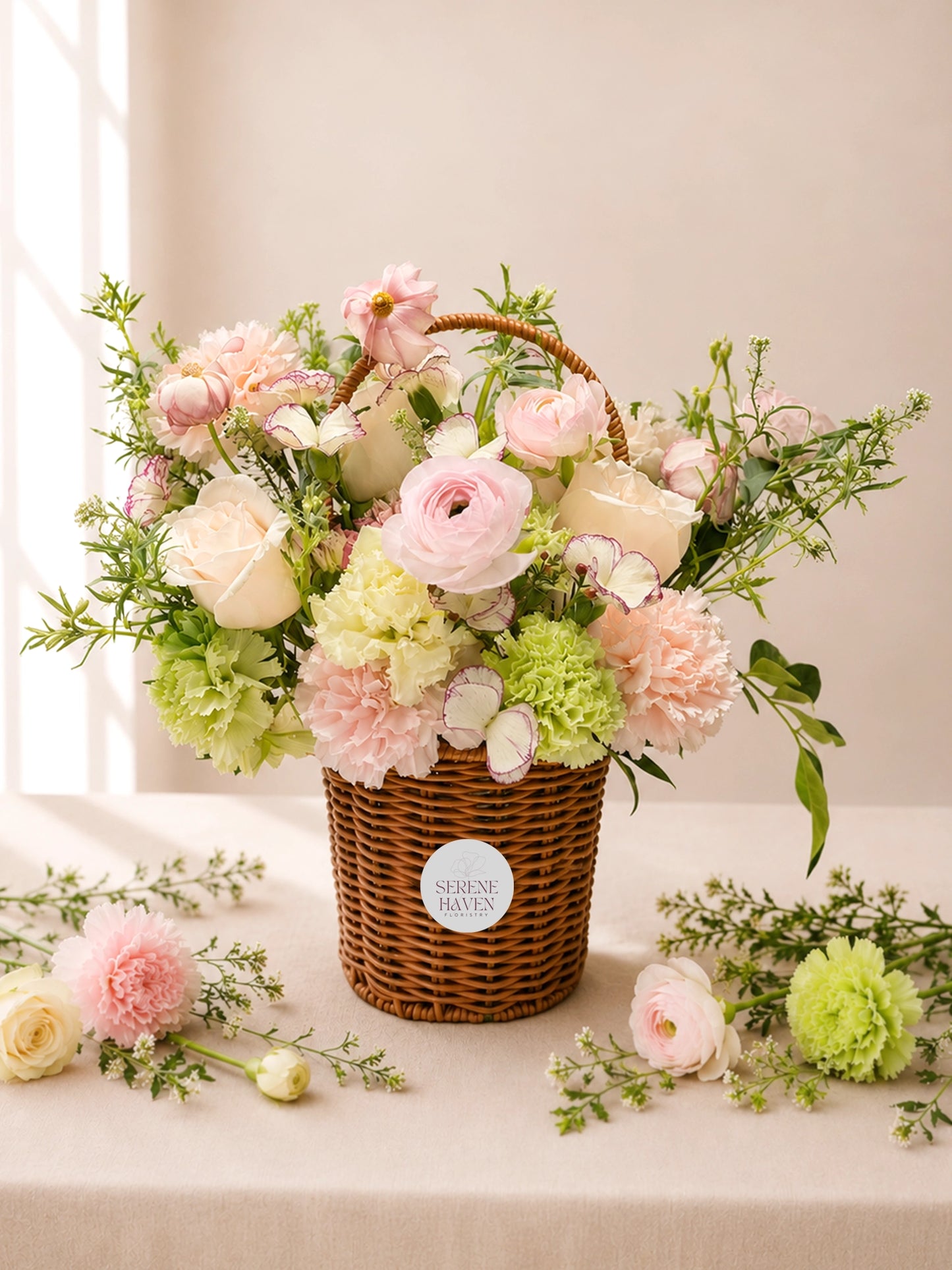 🧺 The Serene Floral Basket Workshop (1.5 Hours)