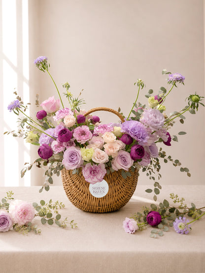 🧺 The Serene Floral Basket Workshop (1.5 Hours)