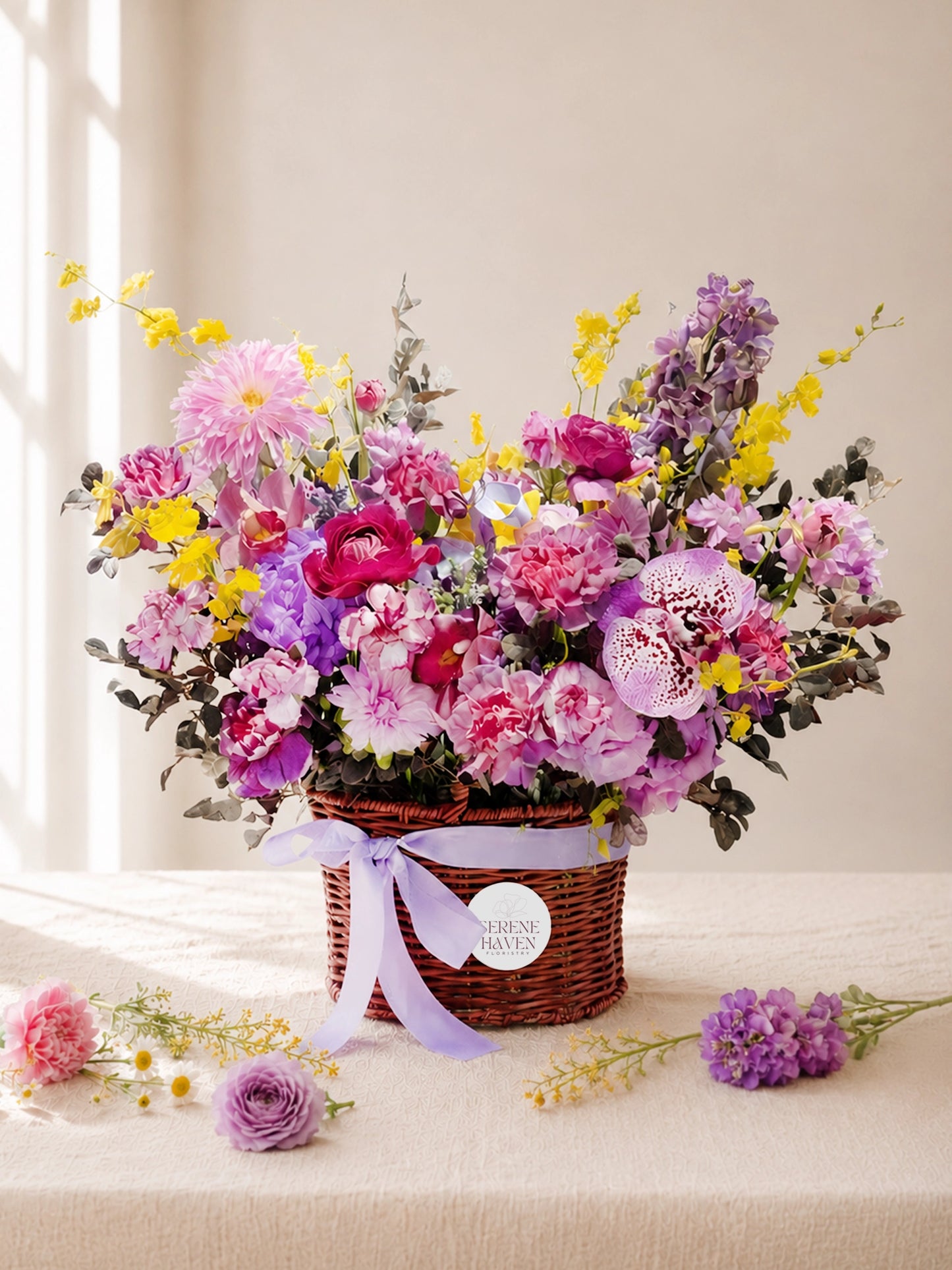 🧺 The Serene Floral Basket Workshop (1.5 Hours)