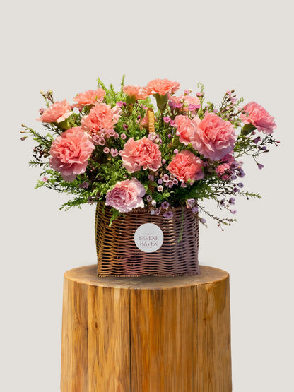 Blush Serenade Basket