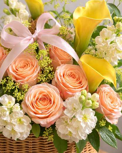 Peach Dawn Basket