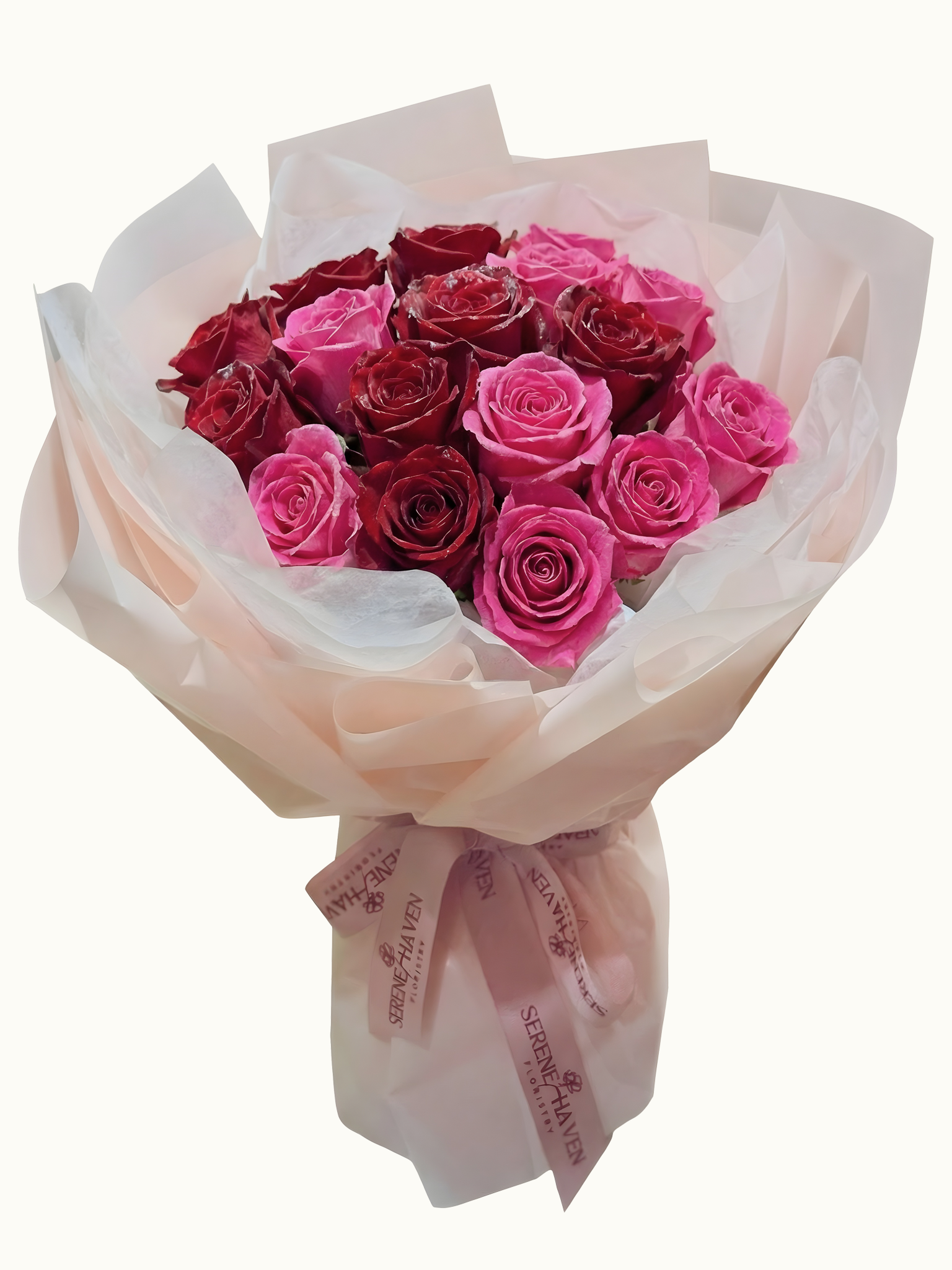 Red and Shocking Pink