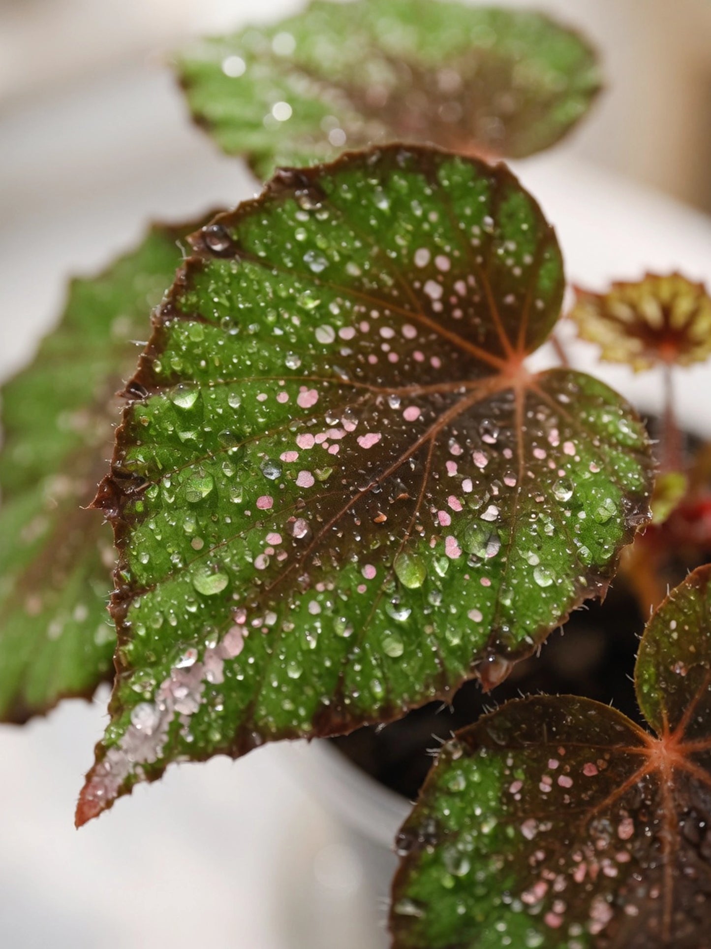Dark-leaf Rex Begonia｜彩葉秋海棠