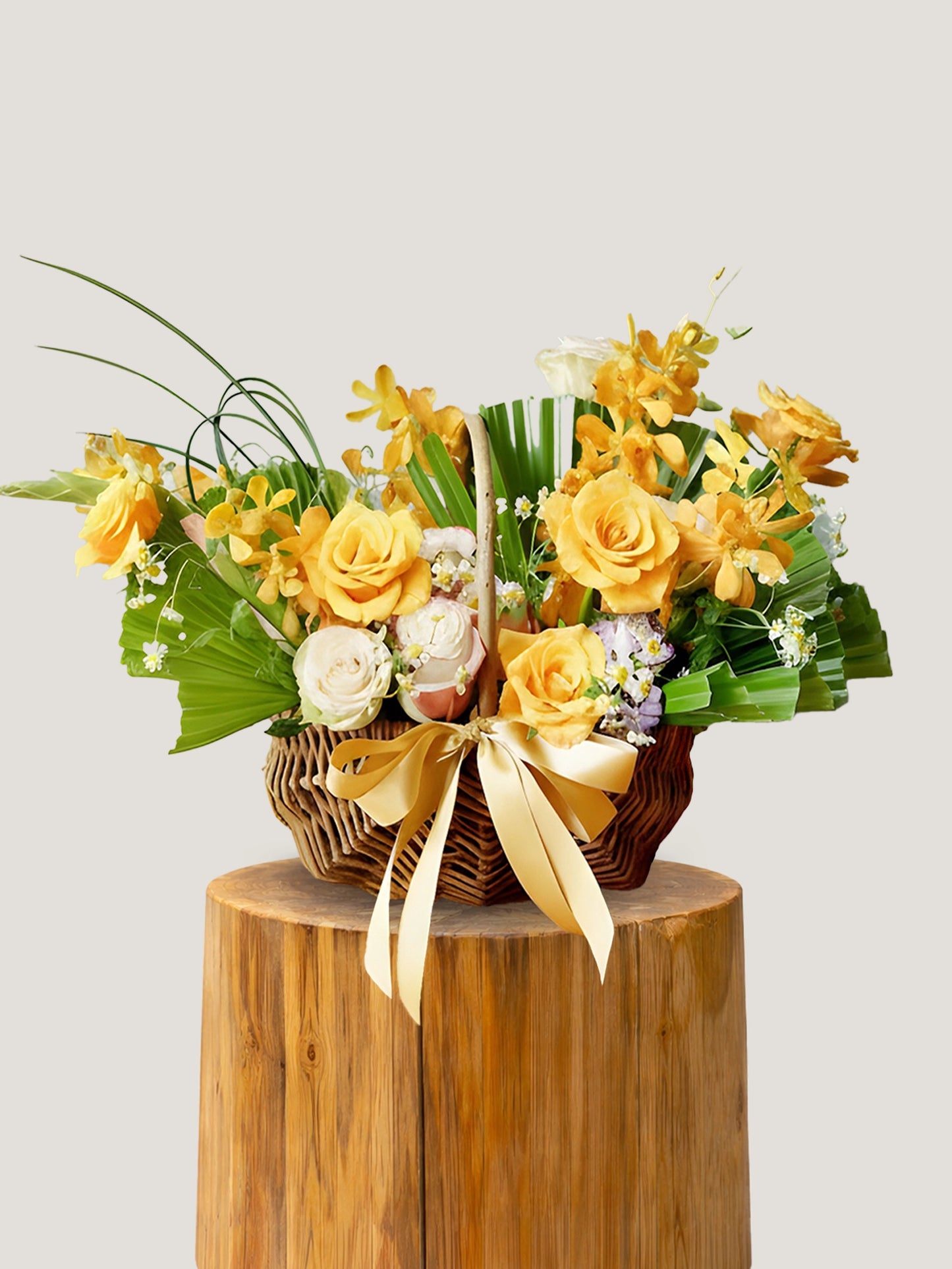 Golden Charm Basket