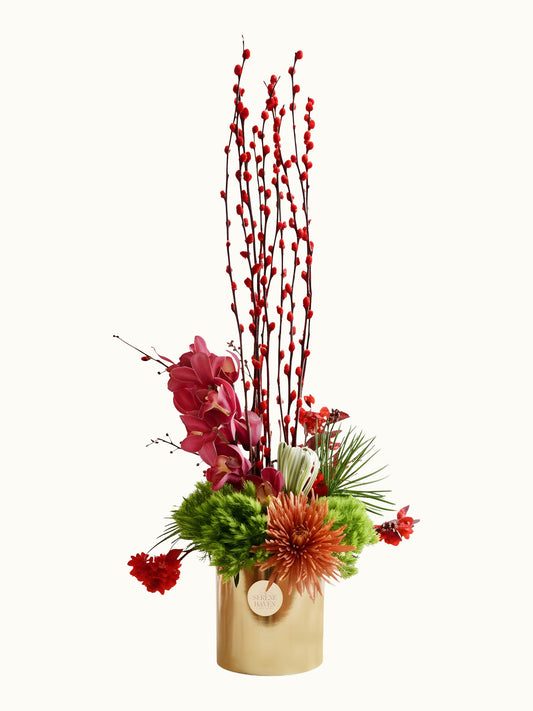 Golden Radiance Vase