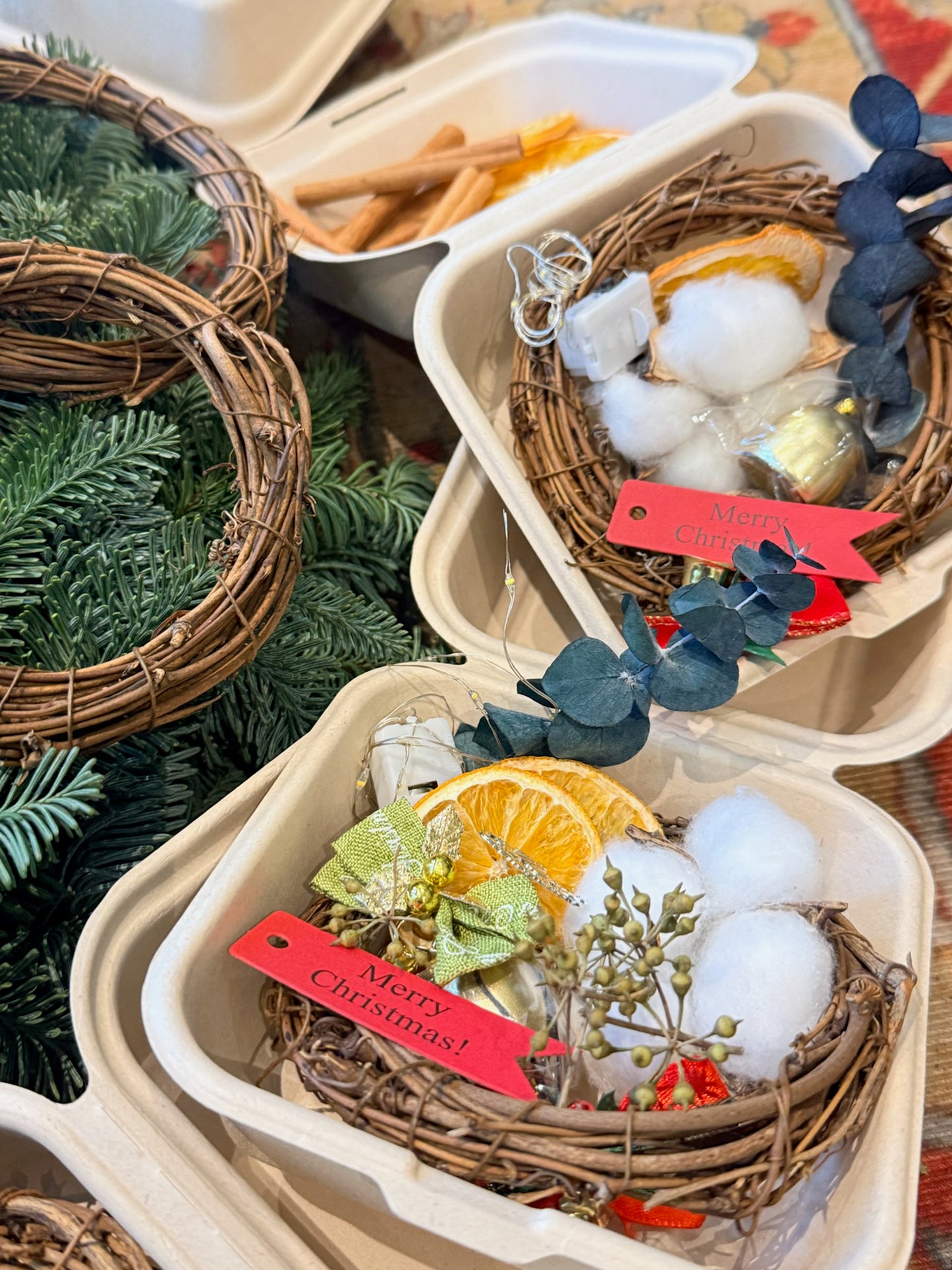 🎄 Mini Christmas Wreath DIY Kits