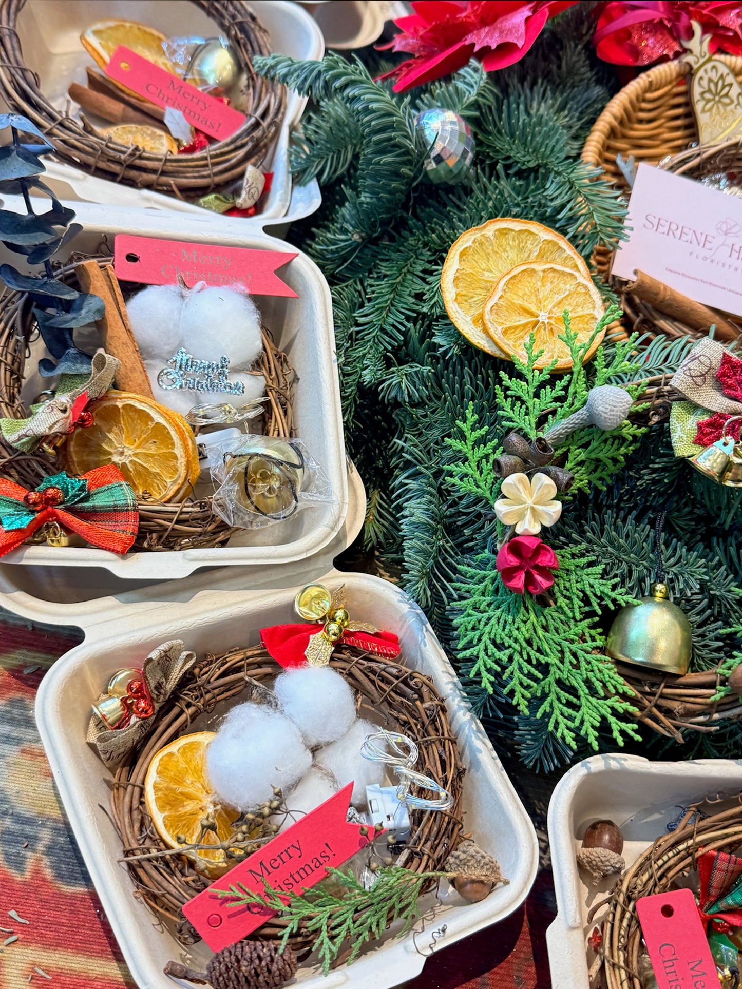 🎄 Mini Christmas Wreath DIY Kits