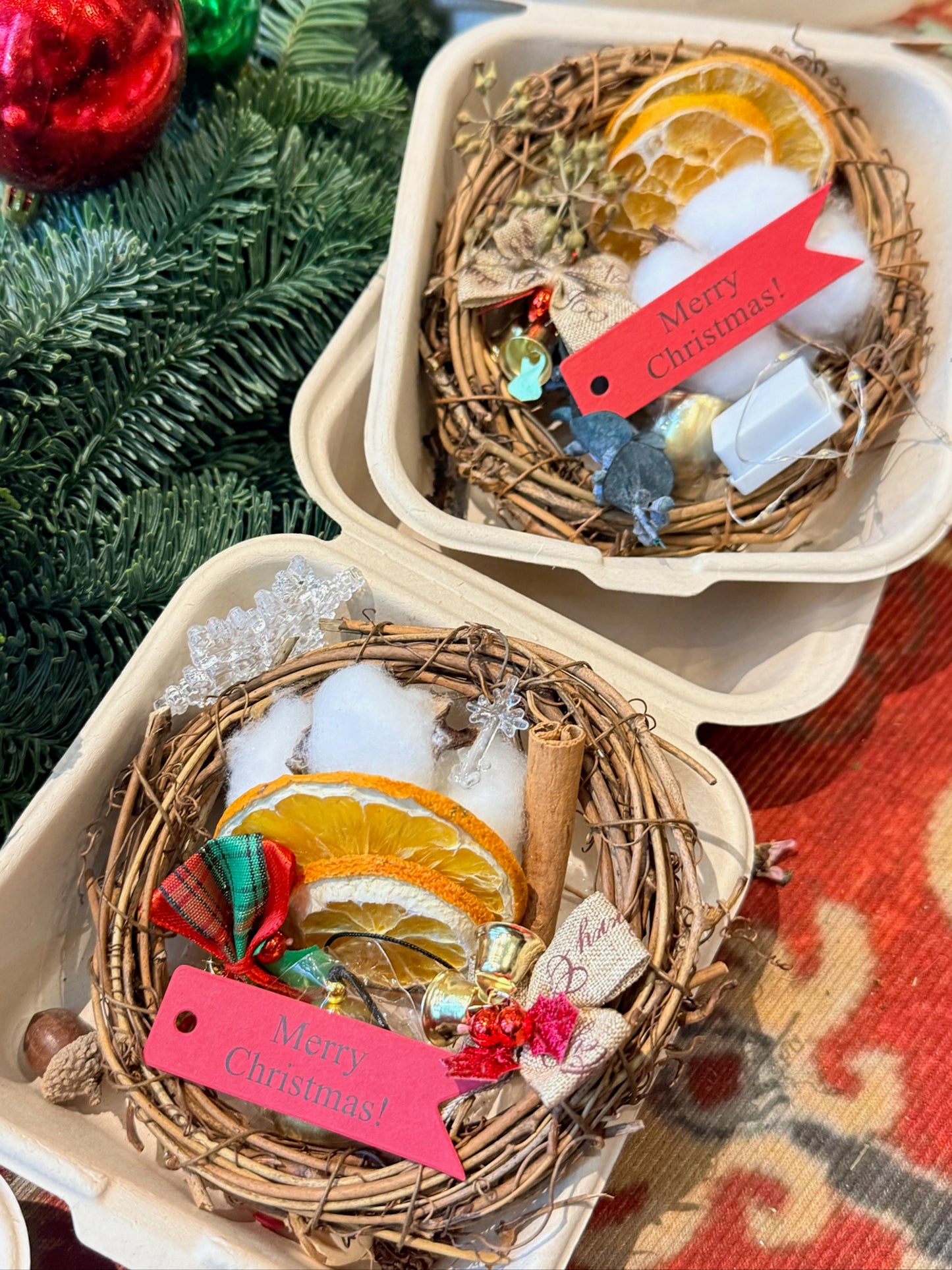 🎄 Mini Christmas Wreath DIY Kits