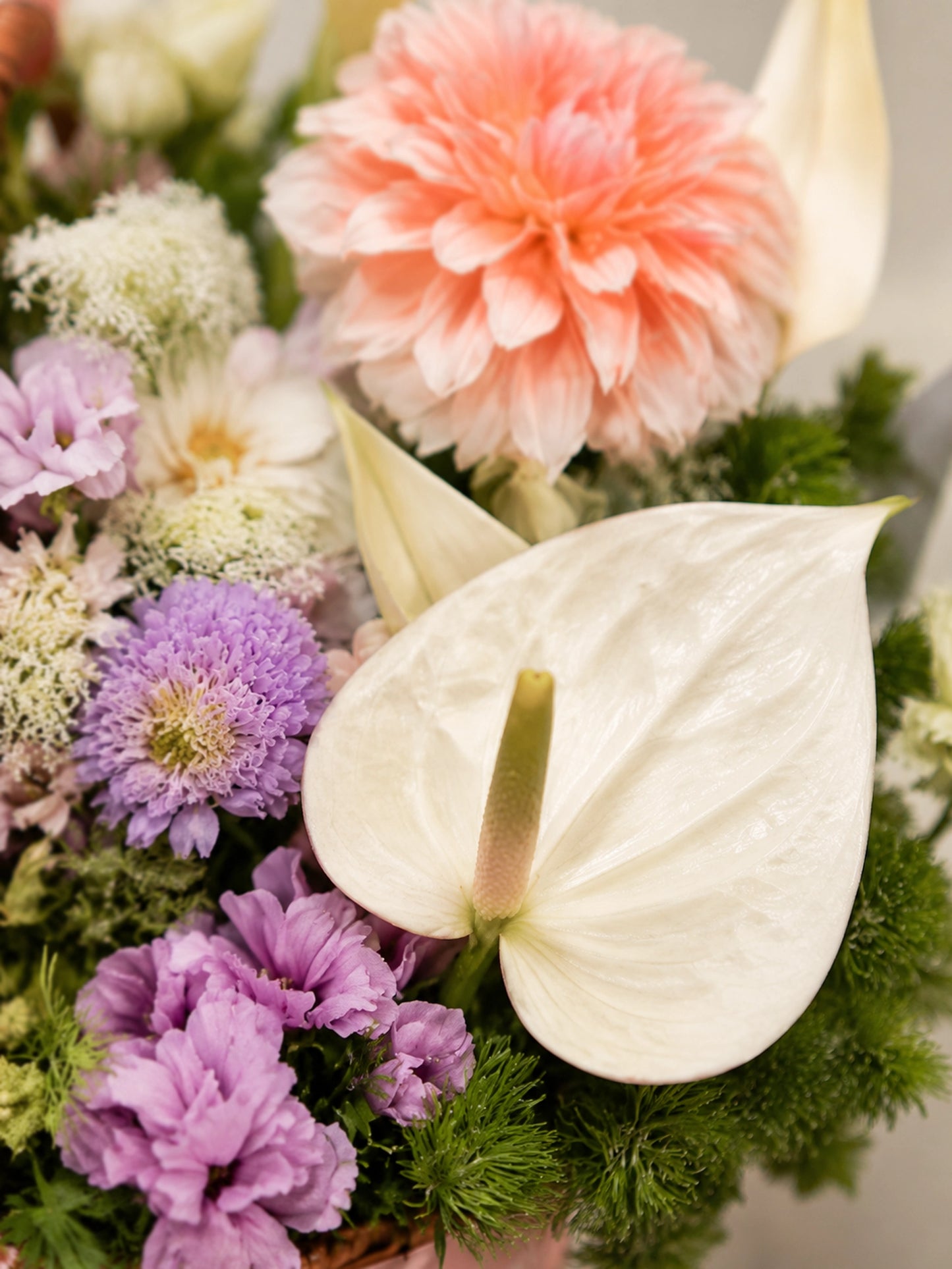 Ivory Garden Basket