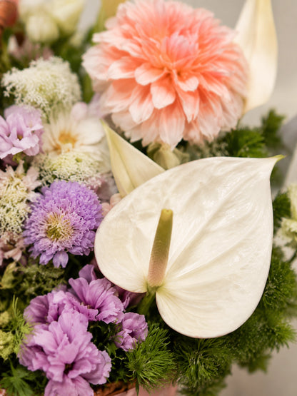Ivory Garden Basket
