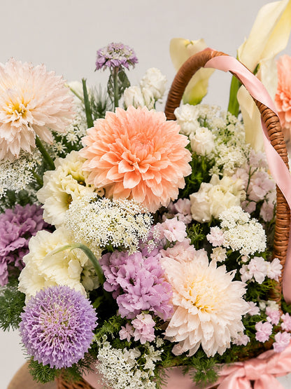 Ivory Garden Basket