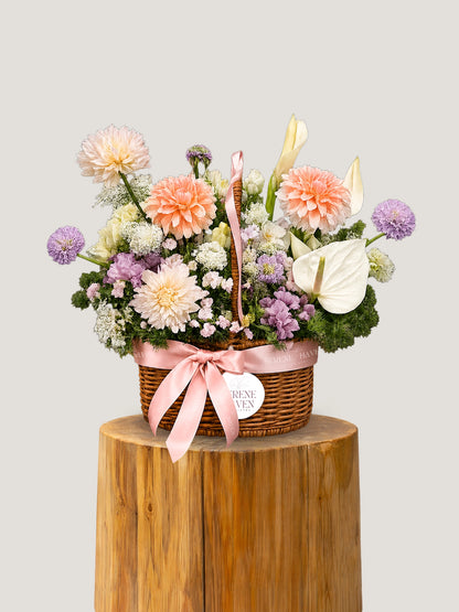 Ivory Garden Basket
