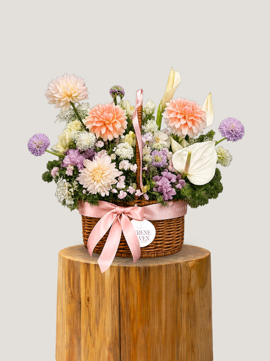 Ivory Garden Basket