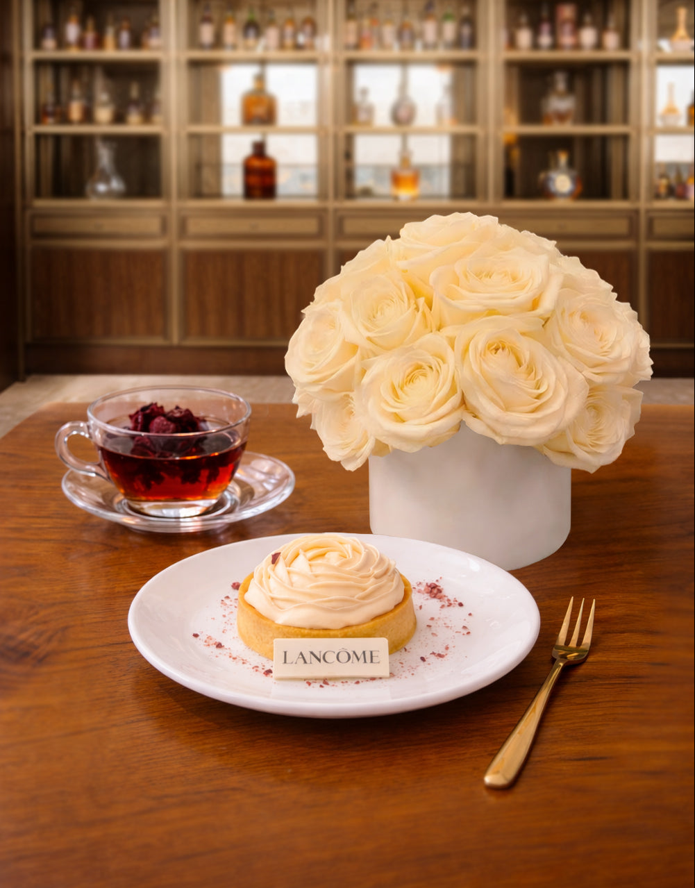 Champagne Rosé - Tablescape
