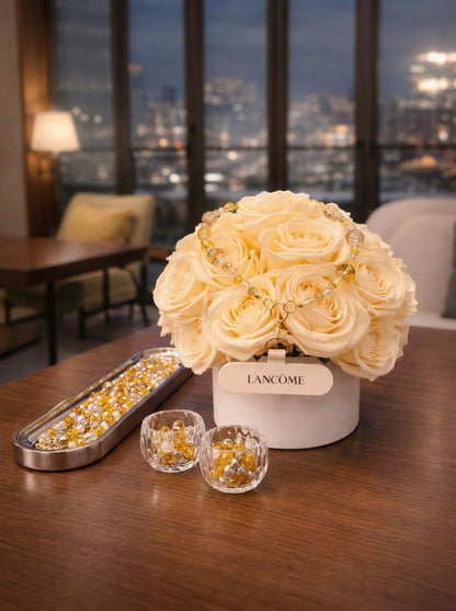 Champagne Rosé - Tablescape