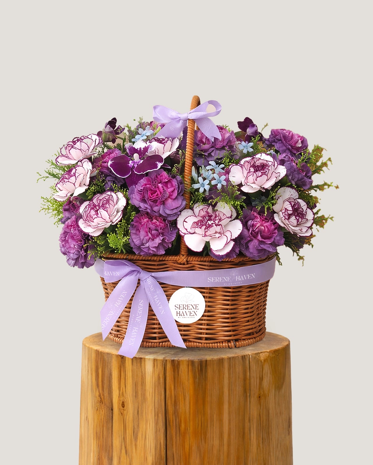 Lavender Twilight Basket