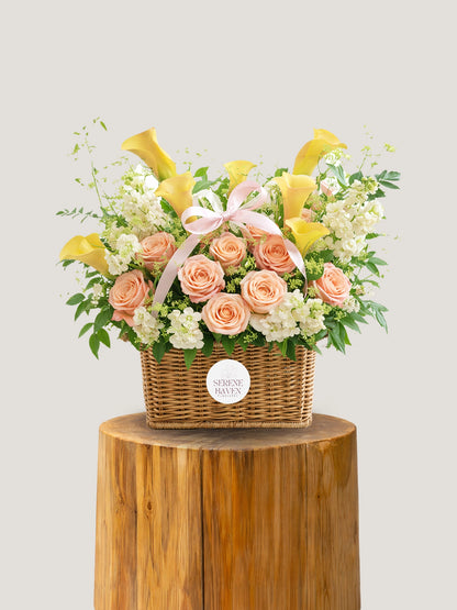 Peach Dawn Basket