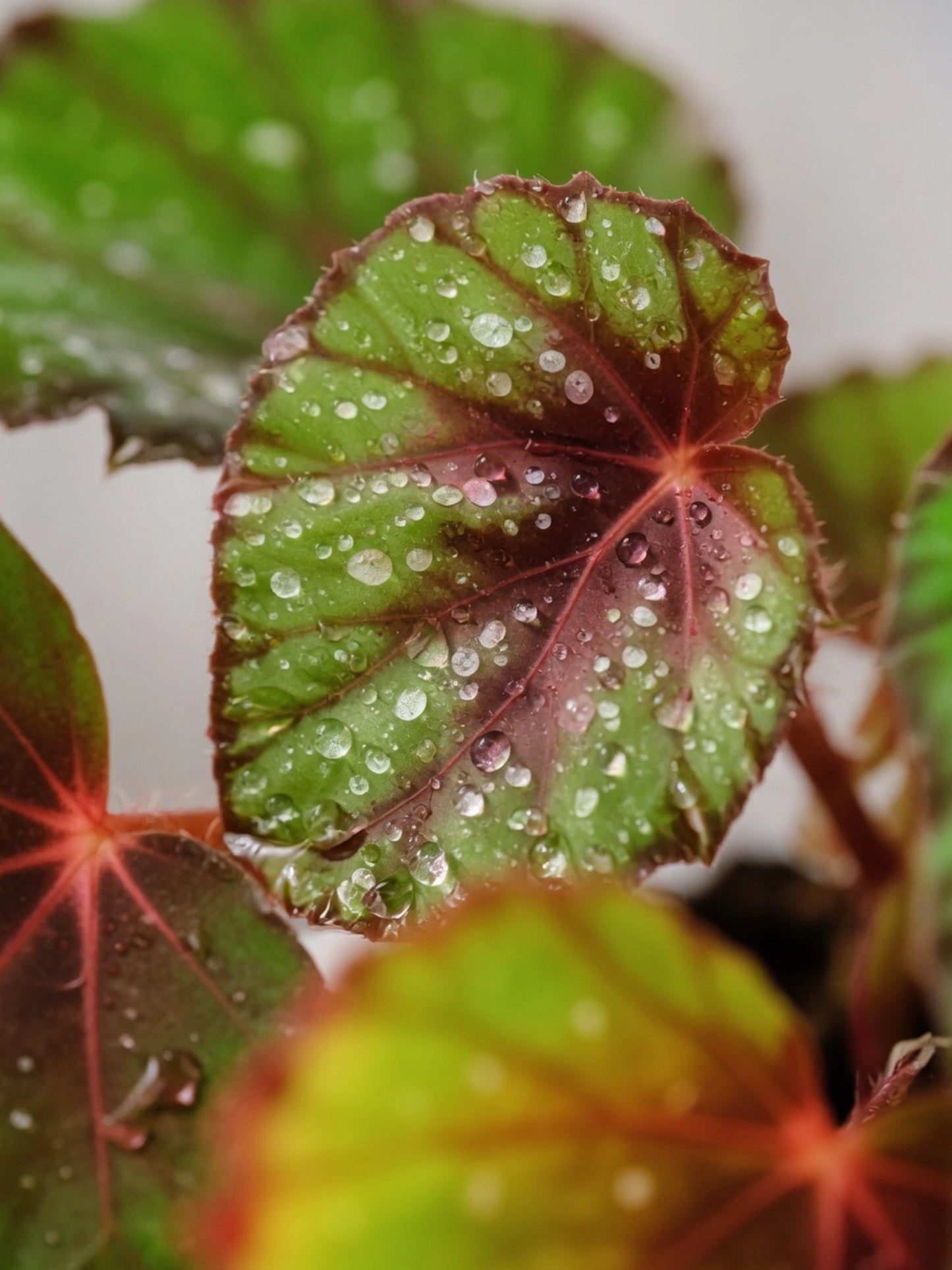 Pink Marble Rex Begonia｜粉大理石王秋海棠