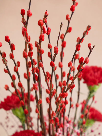 Scarlet Bloom Vase