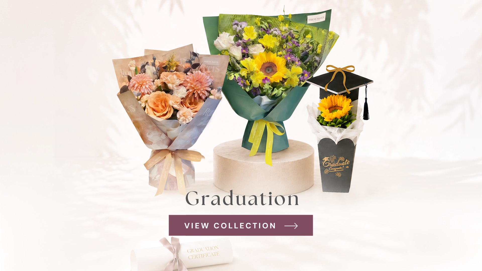 Hong Kong Graduation Bouquet Collection 畢業花束系列｜Graduate Favourites、Mini Gift Flowers、Sunflower Bouquets & Popular Picks｜精選畢業花束、迷你畢業花禮、向日葵花束、畢業送禮推薦