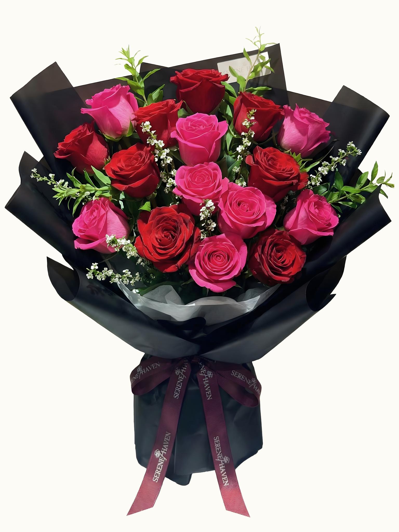 Red and Shocking Pink