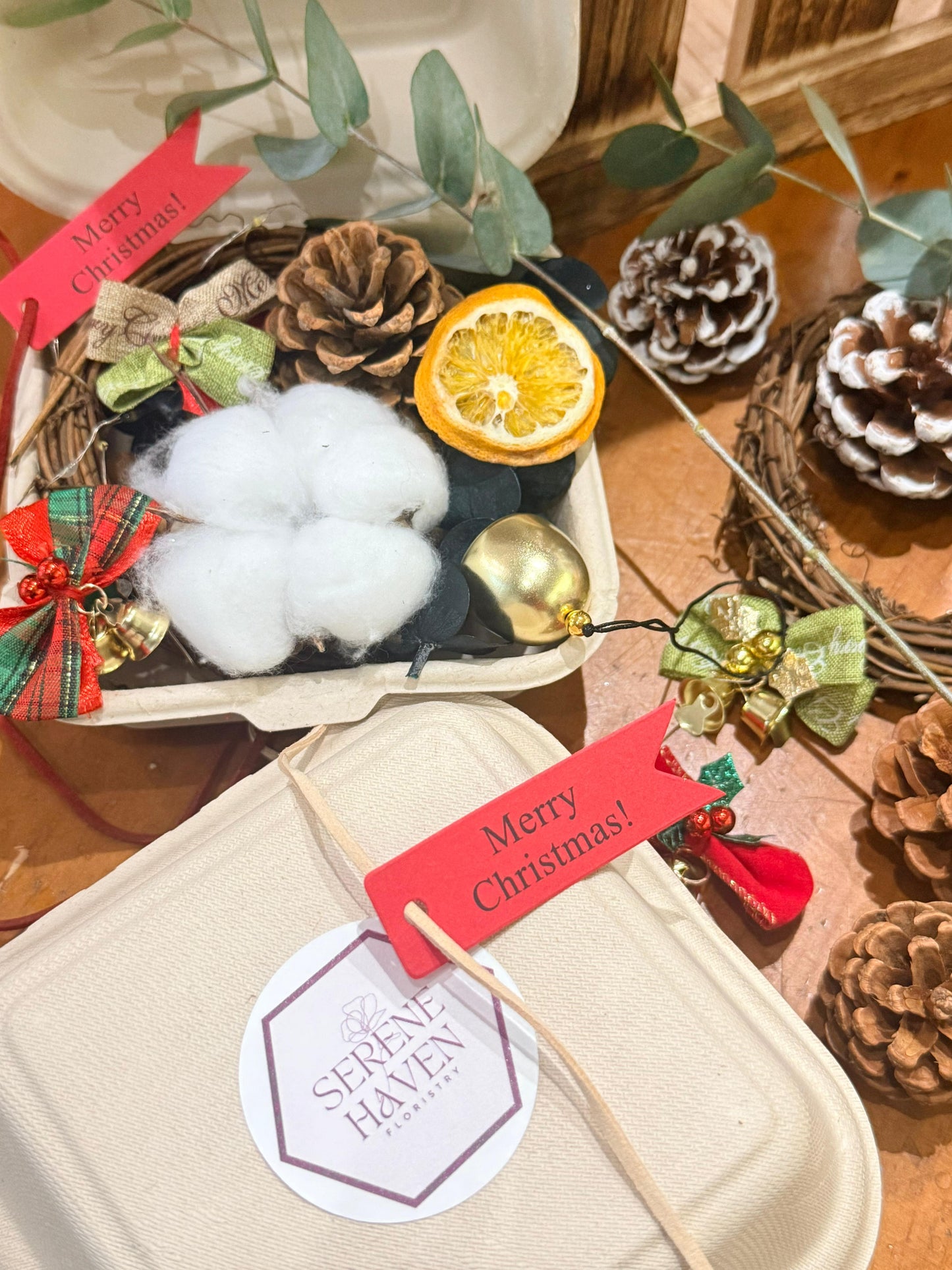 🎄 Mini Christmas Wreath DIY Kits