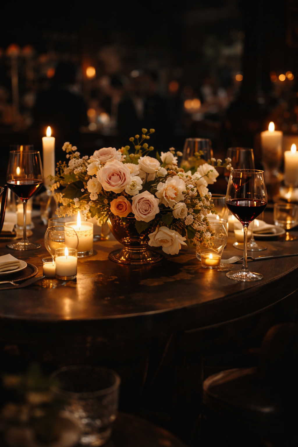 Elegant floral centerpiece for brand launches, corporate events and memorable celebrations｜品牌活動、企業宴會及慶典花藝佈置
