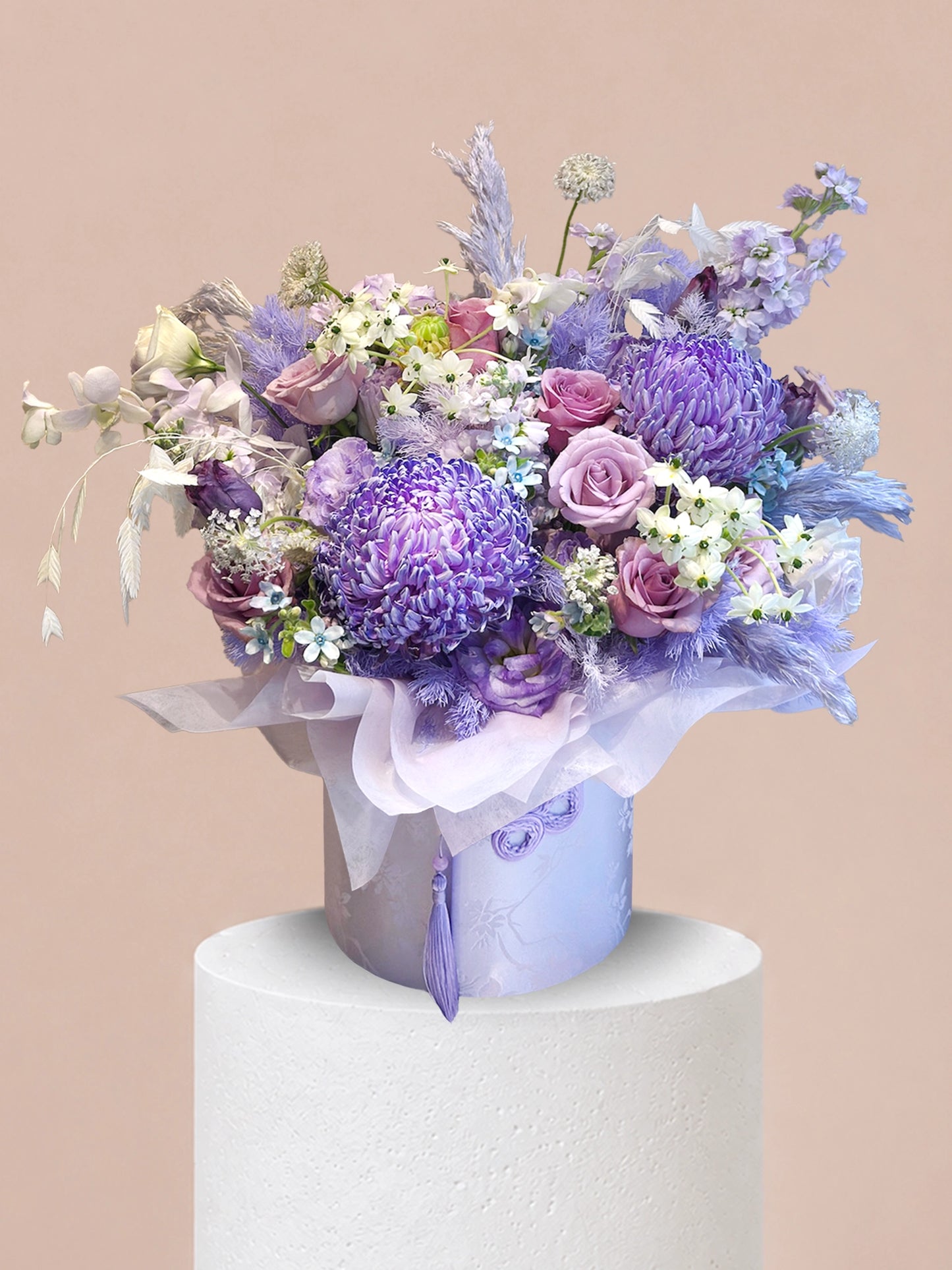 Chapter of Amethyst 花盒｜Lavender flower box for birthday、anniversary、Mother's Day