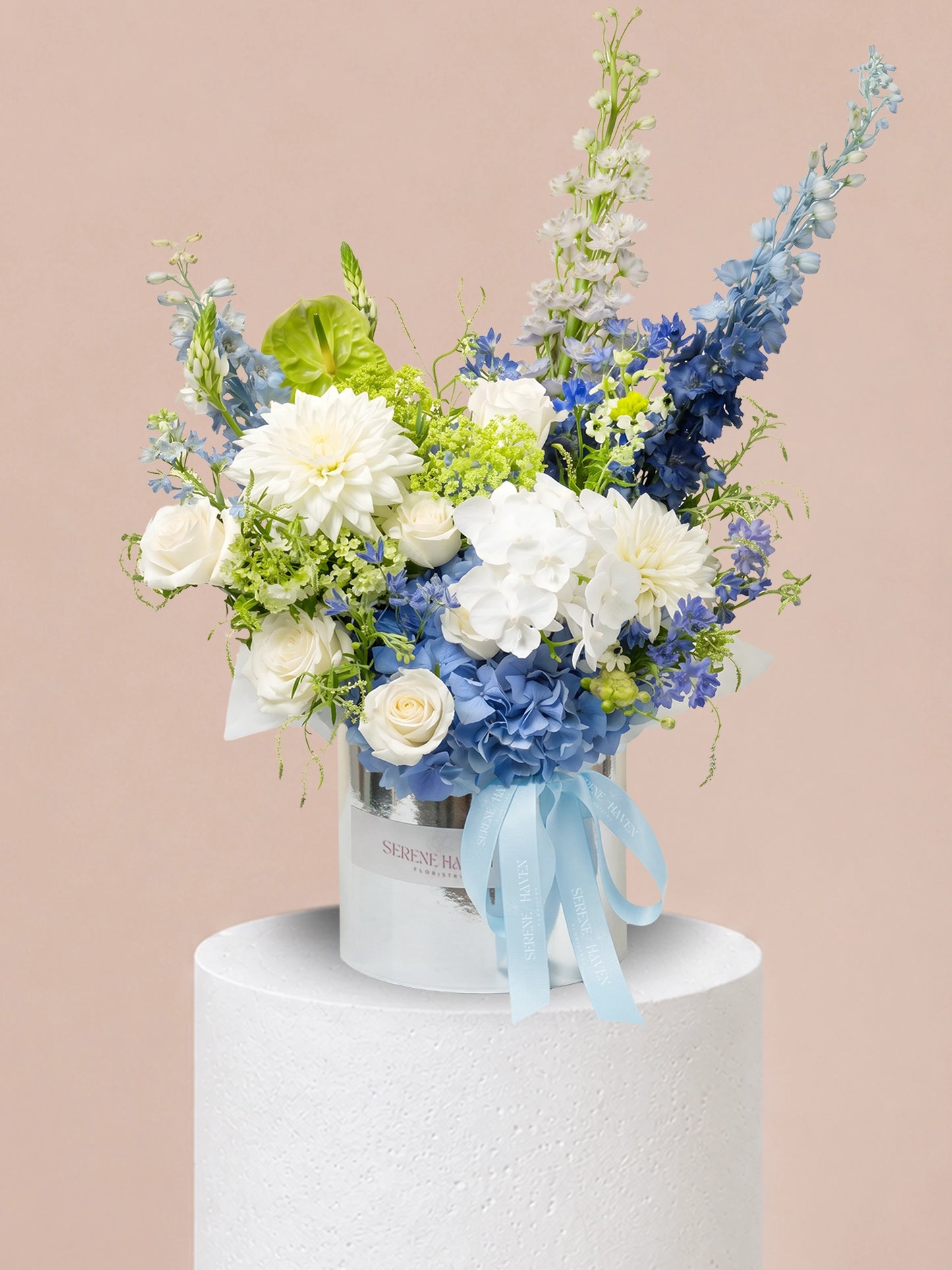 Serene Haven 西營盤花店 - Chapter of Breeze 奢華鮮花盒子花 flower box 生日送花情人節週年紀念母親節萬用送禮禮物
