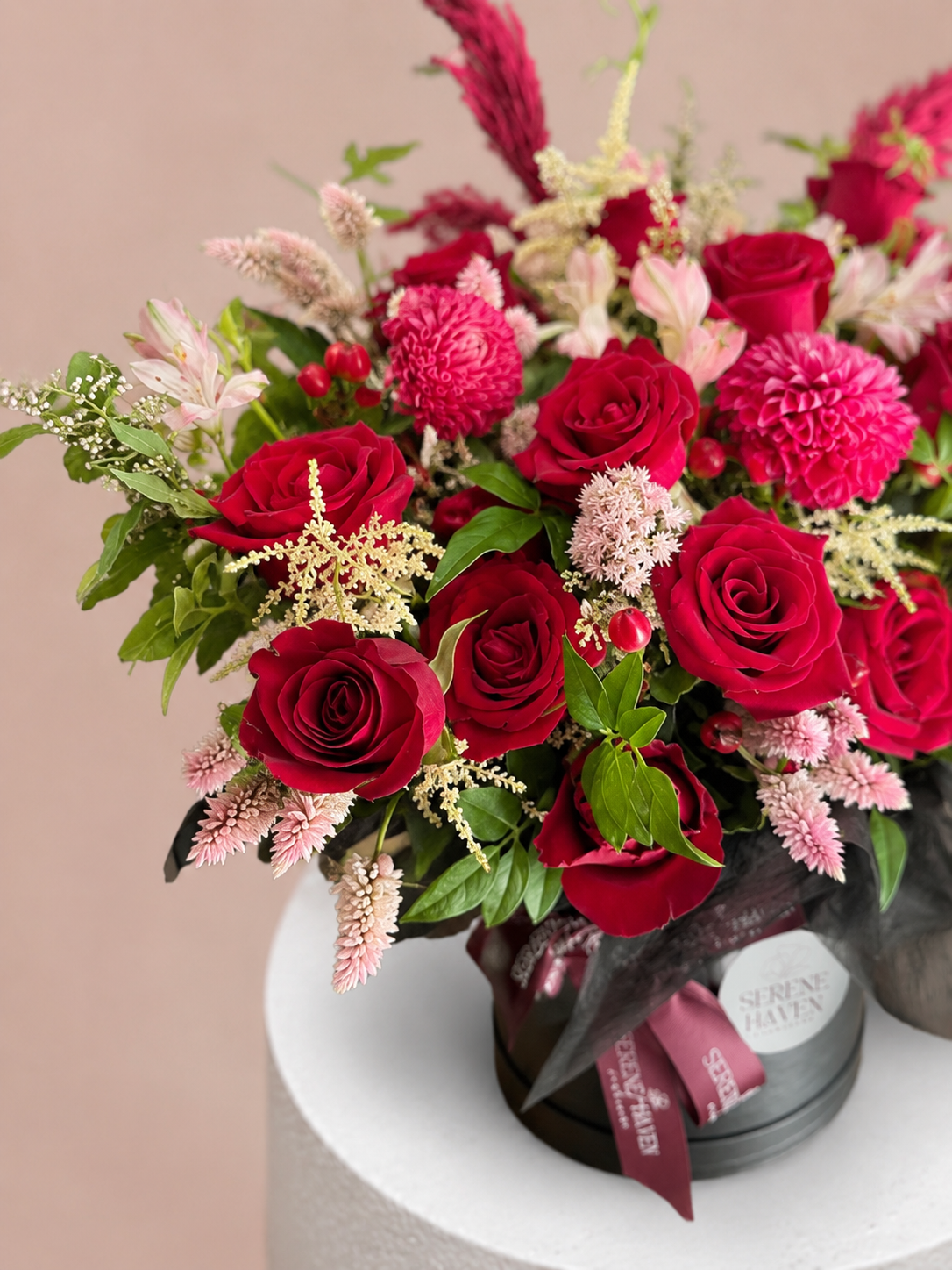 Chapter of Crimson 花朵細節｜Luxury red flower arrangement