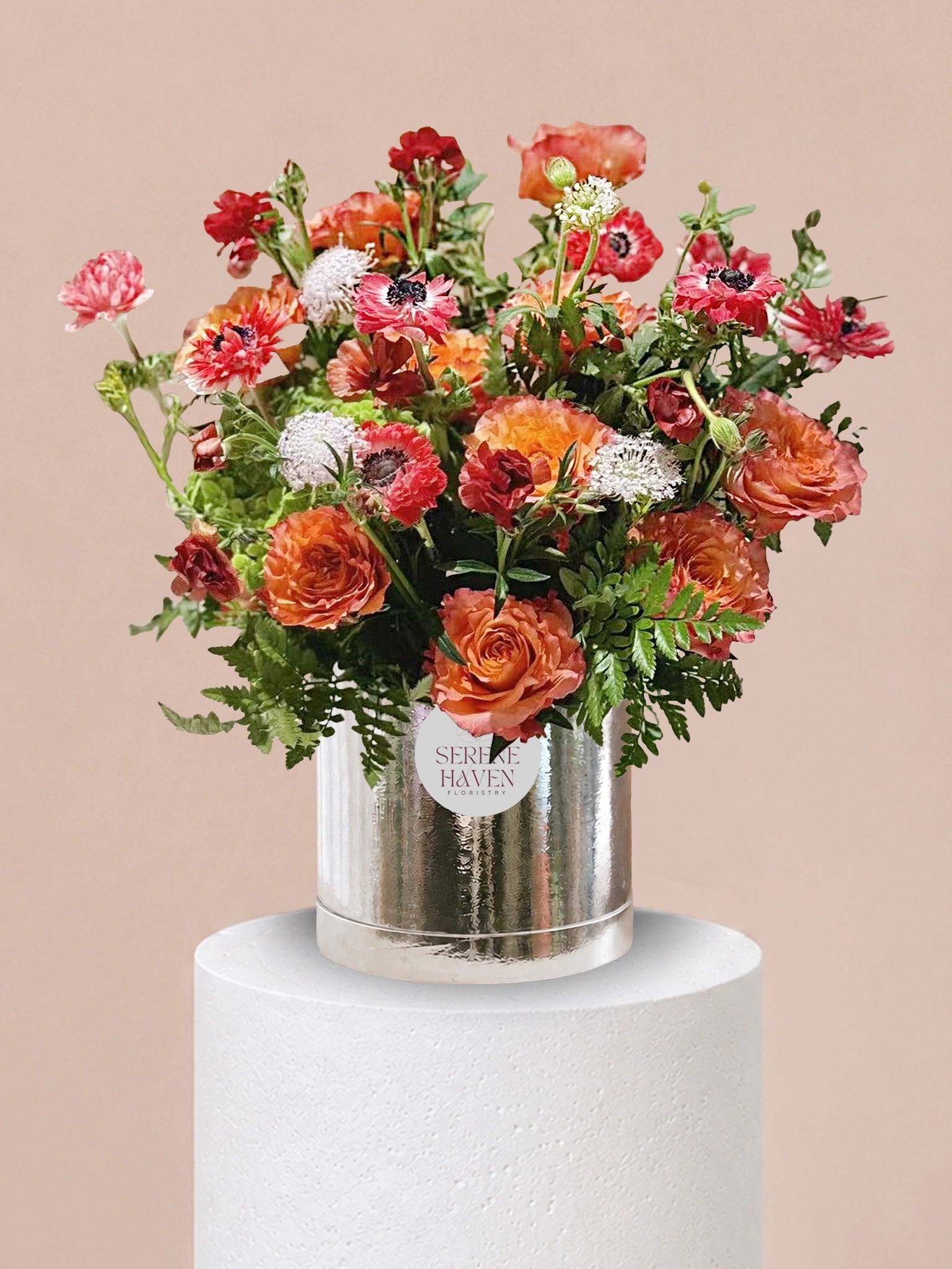 Chapter of Ember 花盒｜Red & orange flower box for birthday、anniversary、celebration