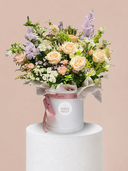 Serene Haven 西營盤花店 - Chapter of Grace 奢華鮮花盒子花 flower box 生日送花母親節週年紀念萬用送禮浪漫禮物