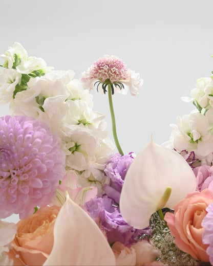 Chapter of Reverie 花藝細節｜Pastel blooms with blush tones