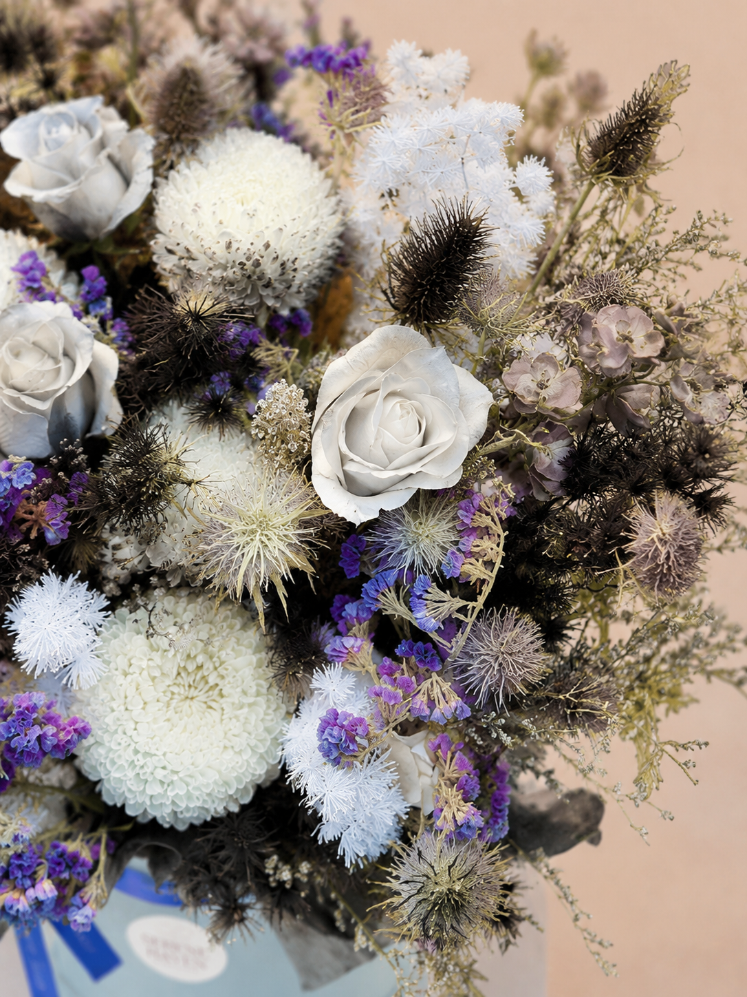 Serene Haven 西營盤花店 - Chapter of Silence flower box 鮮花盒細節 盛開花朵質感