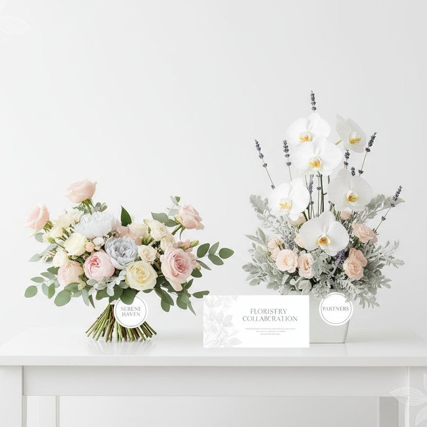 collaboration with serene haven floristry, bright, simple