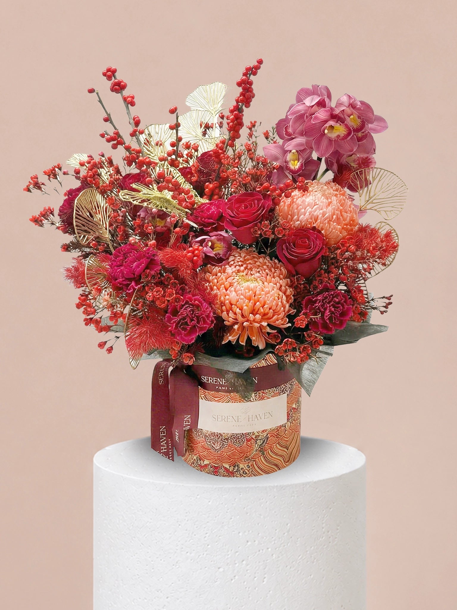 Chapter of Luminance 花盒｜Red flower box for congratulation、birthday、celebration