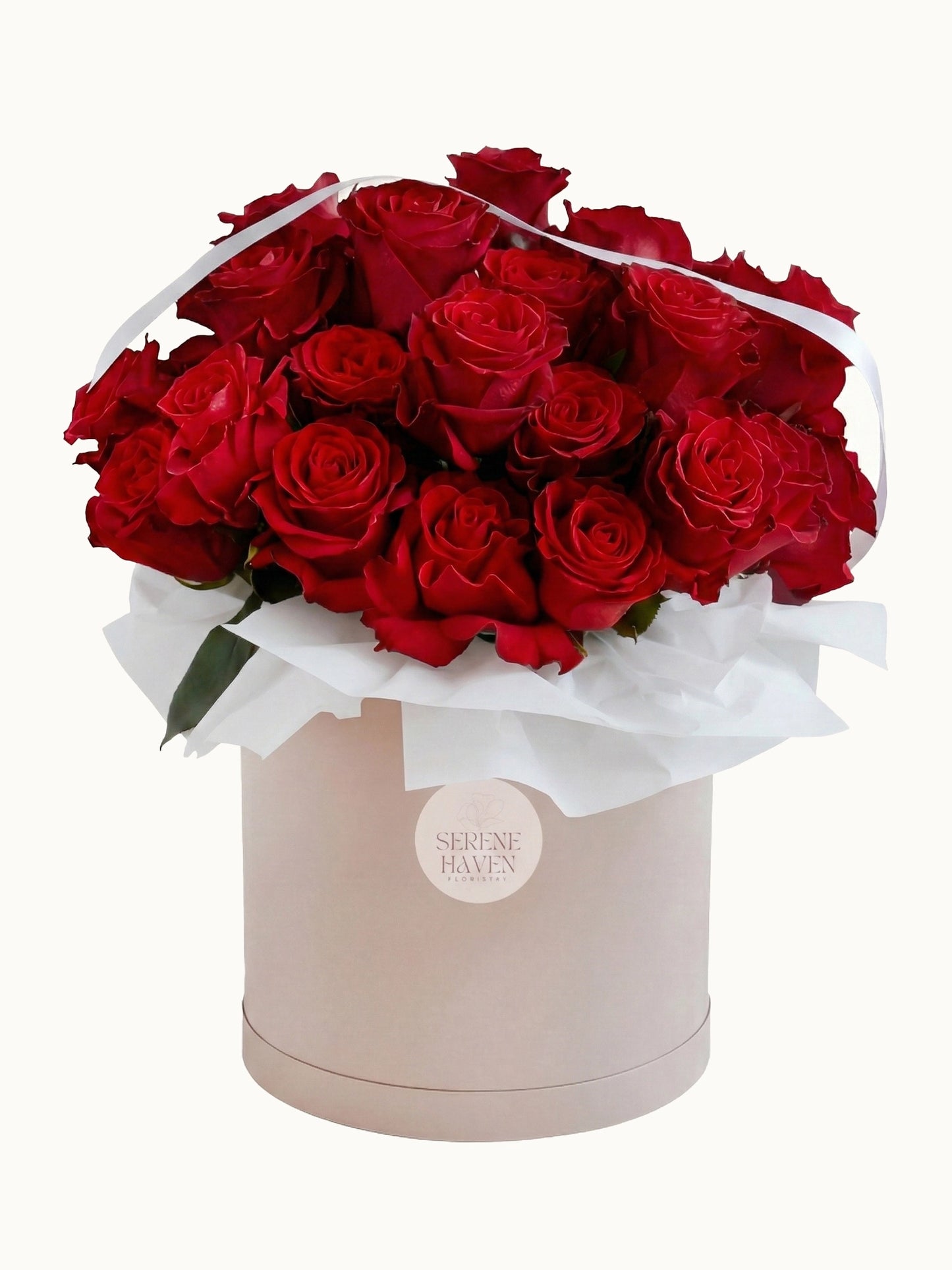 Love in Bloom 紅典紅色鮮花玫瑰 Flower Box，fresh rose gift box