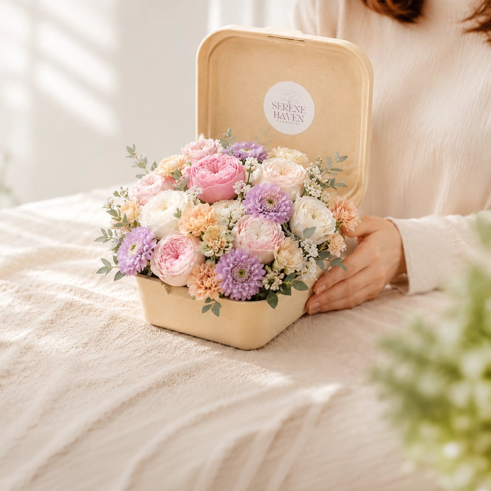 Mini Flower Box Collection－精緻小巧  mini floral box，適合生日 birthday、感謝 thank you、聚會、catch-up 同 everyday surprises，送上滿滿心意。