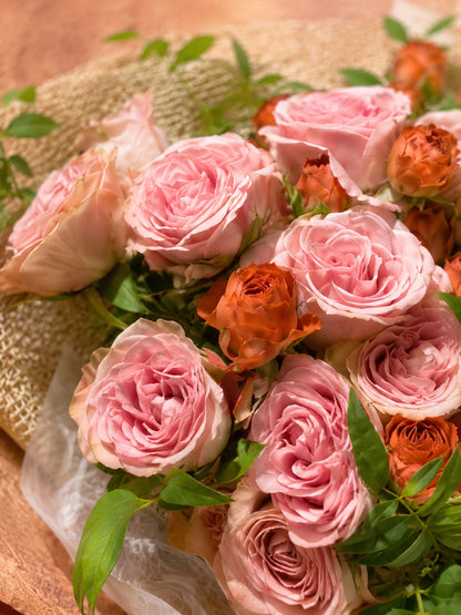 My Safe Place 粉玫瑰 close-up｜warm blush roses