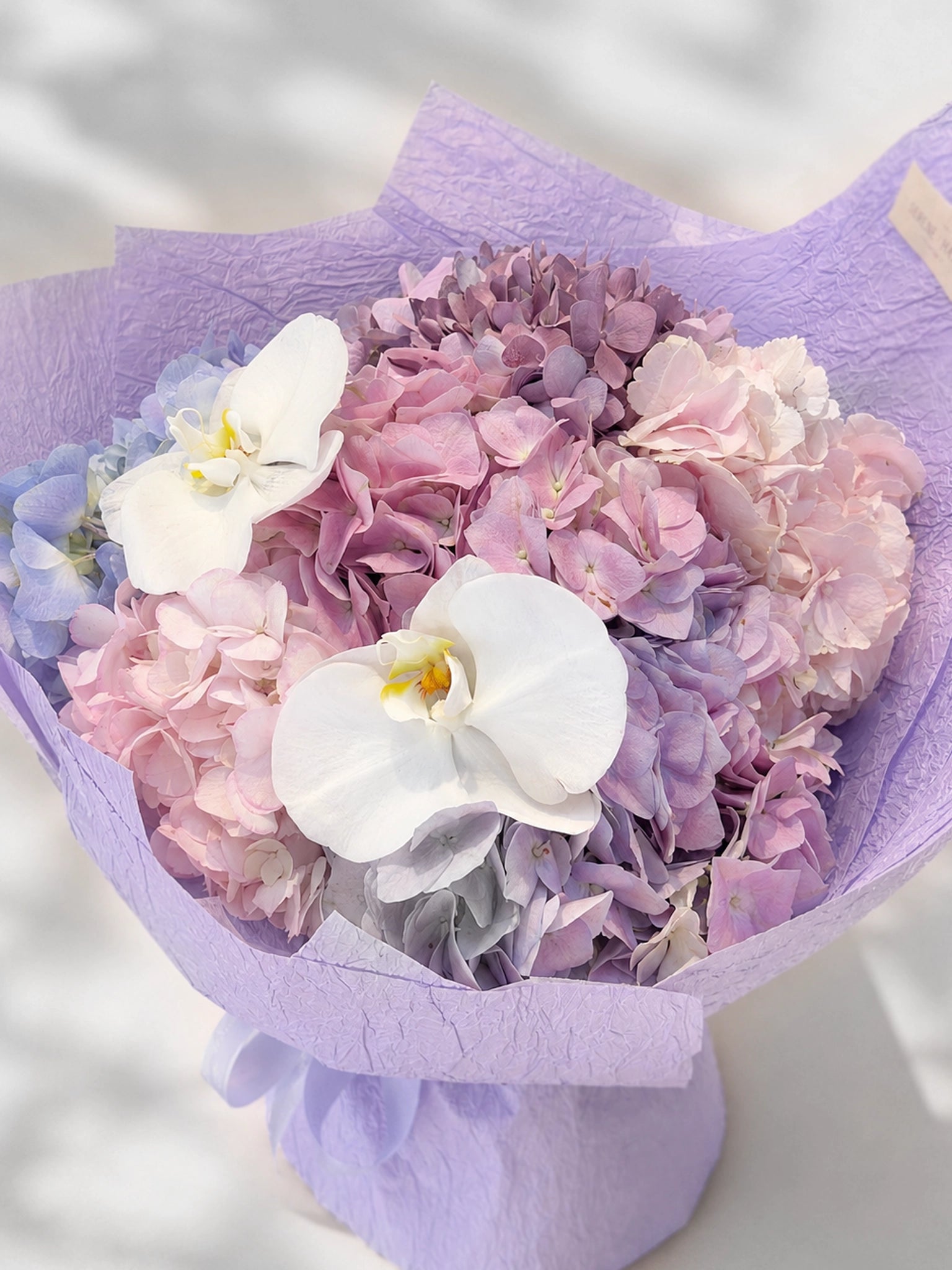 Serene Haven - Ocean Whisper XL Purple Bouquet 紫色系列豪華繡球花束 精緻質感