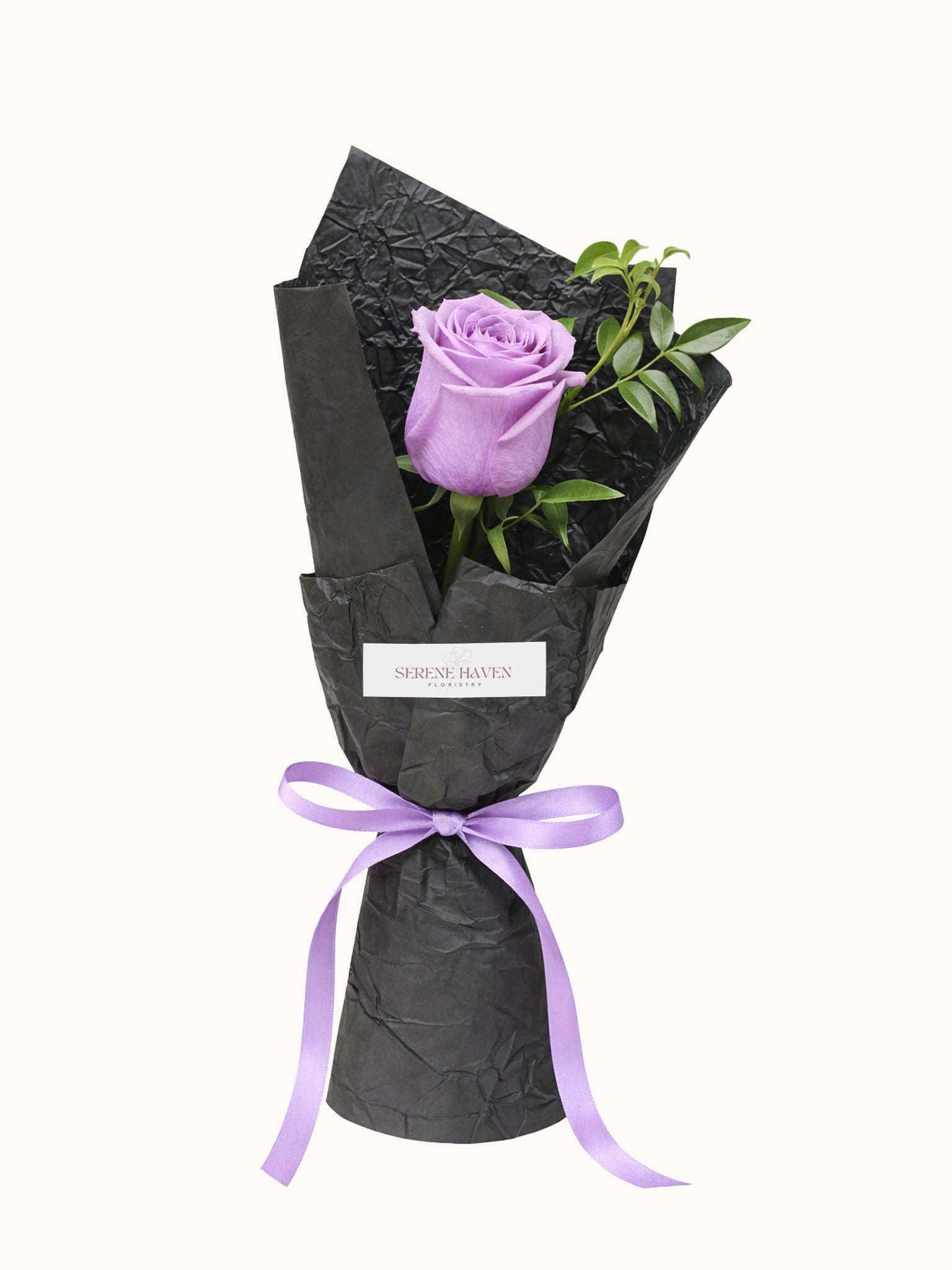 One & Only 浪漫高貴紫玫瑰 single rose ，purple rose gift