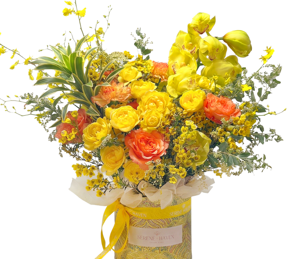 Opening Flower Boxes｜Modern opening flower box arrangement，以時尚花盒代替代傳統 flower stand 開張花牌，適合開張、grand opening、promotion 升職、business congratulations 及賀禮。